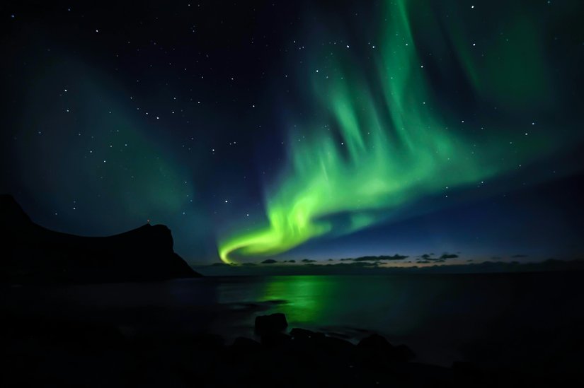 açık, astronomi, Aurora borealis