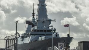 HMS Duncan Returns Home Just Before Christmas