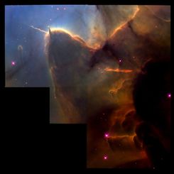 Trifid Pillars & Jets