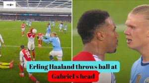 Gabriel And Haaland Clash After Arsenal's 5-1 Victory Over City