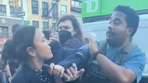 Polka Dot Dress Woman Stuns NYC During ICE Raid