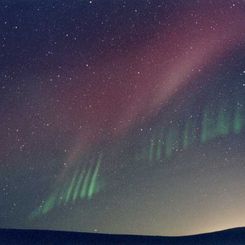 Rays from an Unexpected Aurora