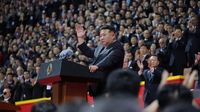 North Korea's Kim vows to build a 'socialist paradise' ahead of a likely military parade