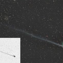 Comet McNaught Passes NGC 1245