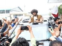 Watch: Hamza Choudhury receives hero's welcome in Bangladesh