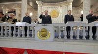 North Korea displays new long-range missile at military parade celebrating Kim Jong Un’s leadership
