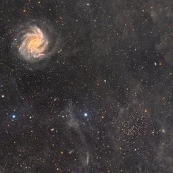 NGC 6946 ve NGC 6939