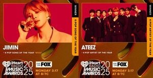 Ateez Triumphs At IHeartRadio Music Awards 2025, Jimin Takes Song Of The Year