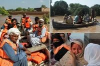 Rescue boat for flood victims capsizes, killing 9 in Pakistan