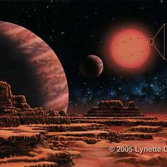 Gliese 876 System Includes Large Terrestrial Planet