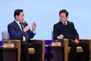 Lee Jae-myung Pushes Pro-Business Agenda Ahead Of Election