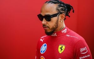 Lewis Hamilton Faces Challenges During Ferrari Debut At Australian Grand Prix