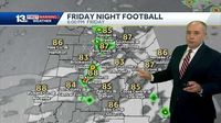 More spotty storms, still hot and humid through the weekend