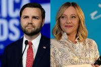 Rome: Summit at Palazzo Chigi between Meloni and JD Vance. The Italy-USA axis is strengthened.