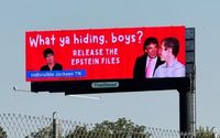 Billboard appears in Jackson calling for release of Epstein files - WBBJ TV