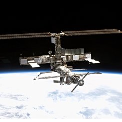 The International Space Station from Orbit