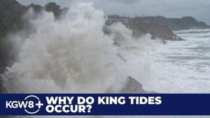 King Tides Surge Along Oregon Coast With Risky Conditions