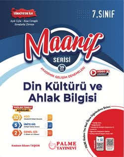 Palme 7.Sınıf Maarif Din Kültürü ve Ahlak Bilgisi Akademik Gelişim Denemeleri (39 Fasikül)