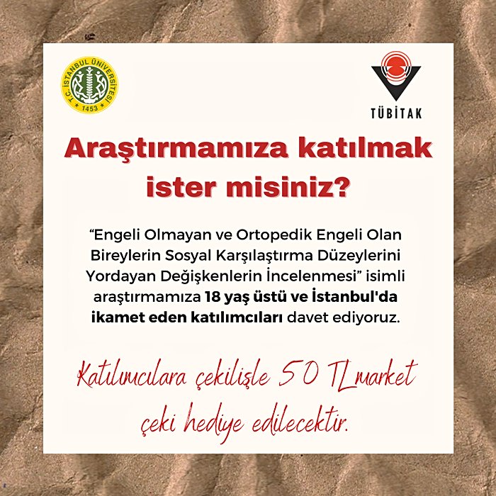Sosyal Karşılaştırma Düzeylerinin İncelenmesi Araştırması