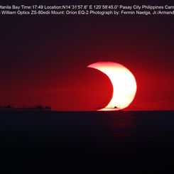  A Partial Eclipse Over Manila Bay 