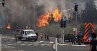 Wildfires rage near Jerusalem, major road closed, communities evacuated