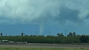 Severe Weather Hits Central Valley With Funnel Clouds And Tornado Warnings