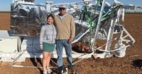 She saw a car-sized object above a Texas farm and found a wayward hunk of NASA equipment