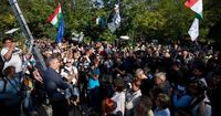 Protesters rally at an opulent Hungarian estate linked to Prime Minister Viktor Orbán