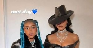 Kim Kardashian And North West Dazzle At Met Gala 2025