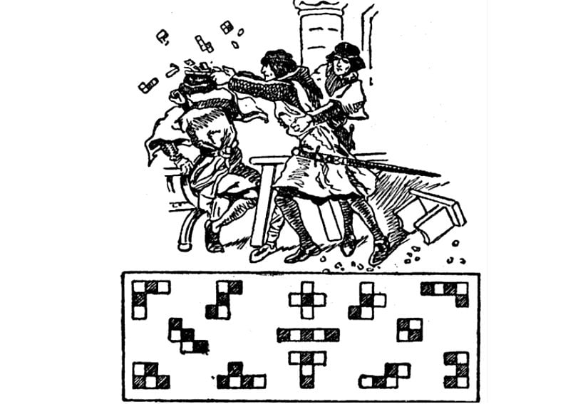 Satranç tahtasının on üç parçası