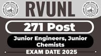 RVUNL Junior Engineer, Jr Chemist Exam Date 2025