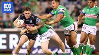 Live: Shark shows off soccer skills to tie Raiders right on half-time