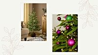 We've spotted a unique Christmas tree trend that is inspiring us to go more minimalist this year