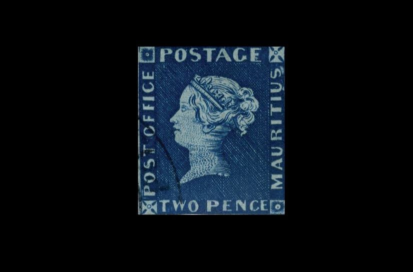 Mauritius 2p Blue pulu