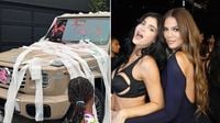 Kylie Jenner Gets Pranked By Sister Khloe with Trashed Car: 'You B---h!'