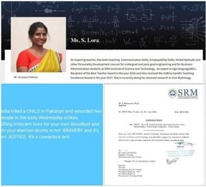 SRMIST Professor Suspended Over Operation Sindoor Criticism