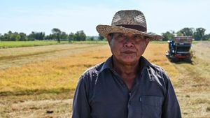 Thailand's Rice Farmers Protest For Price Support Amid Inflation