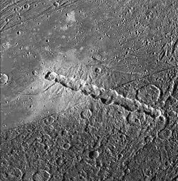 Ganymede: Parçalanmış Kuyrukluyıldızın Krater Zinciri