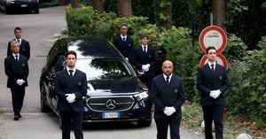 Giorgio Armani Laid To Rest In Private Italian Funeral