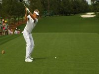 Bernhard Langer making his 41st and final Masters Tournament start