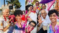 Ratan Tata's aide Shantanu Naidu's Holi pics with senior citizens win over Internet