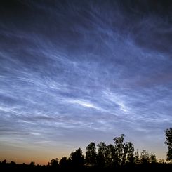 Noctilucent Clouds Over Sweden