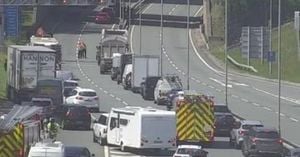 Major Vehicle Fire Closes Conwy Tunnel Causing Chaos