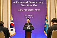Democracy prevails, says South Korea President Lee, a year after martial law debacle
