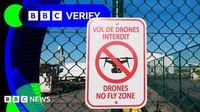 BBC Verify Live: Tracking recent reports of drone and airspace disruption across Europe