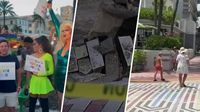 Rainbow crosswalk removed from Ocean Drive in Miami Beach to protests