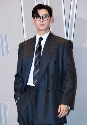 Cha Eun-woo Attends Interview For Army Military Band