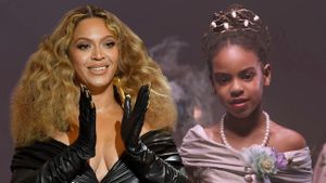 Blue Ivy Joins Beyoncé At Historic Grammy Win