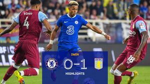 Aston Villa Triumphs Over Chelsea 2-1 At Villa Park