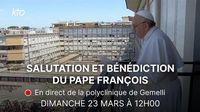 Salutation et bénédiction du pape François depuis Gemelli, en direct sur KTO — KTOTV